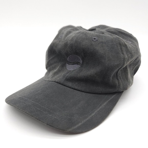 Vintage Pepsi Cola Strapback Hat Baseball Cap‎ Y2K Gray Employee Work Uniform - Picture 1 of 7